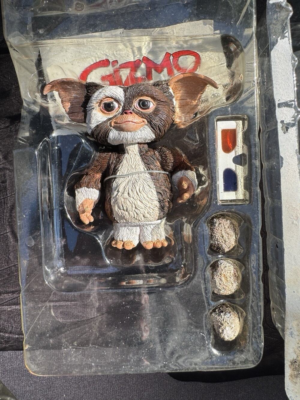NECA Gremlins Gizmo Reel Toys 4" *£Bad Box Great Item! -Lo15